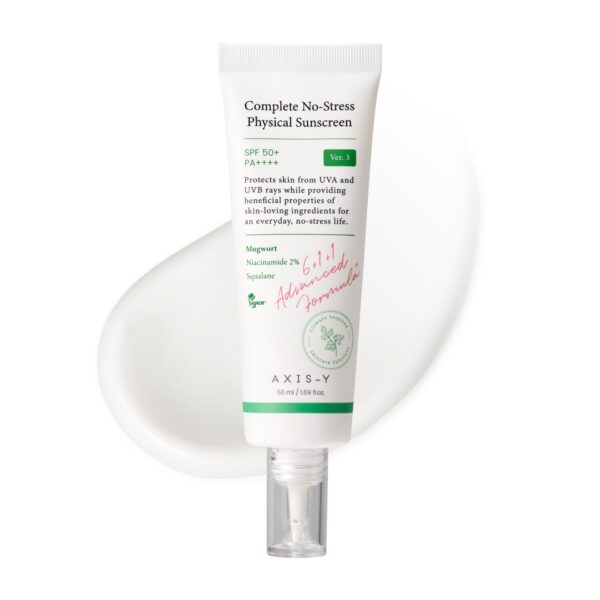 AXIS-Y Complete No-Stress Physical Sunscreen SPF 50+ PA++++