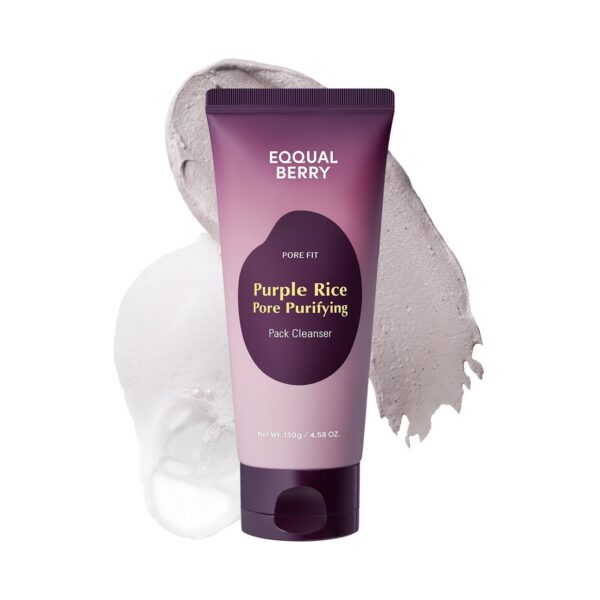 Eqqual Berry Purpple Rice Pore Purifying Pack Cleanser 130ml